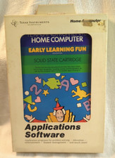 1982 Texas Instruments Early Learning Fun TI-99/4A Untested Game  PHM 3002 picture