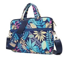 Forest Blue Waterproof Laptop Shoulder Messenger Bag Case Fits 12/13.3 Inch picture