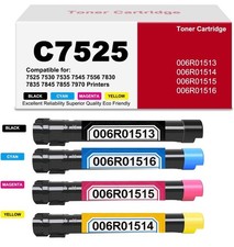Toner Cartridge High-Yield Toner with Chip for WorkCentre 7525 7530 7535 7545 picture