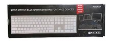 Macally Quick Switch Bluetooth Keyboard for Three Devices picture