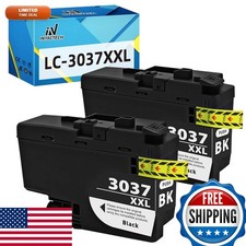 Intactech 2 Black Compatible Ink Cartridges Replacement for Brother LC3037 picture