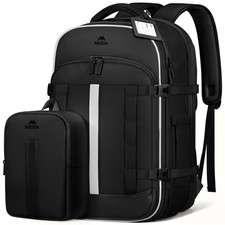 MATEIN HER 40L Travel Backpack for Men with Shoe 18 x 13 x 8 inches, Black picture