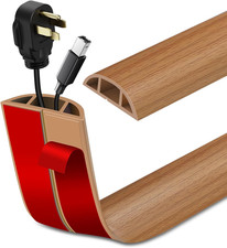 Floor Cord Cover Self Adhesive Cord Hider Floor Cable Management | Cord Covers f picture