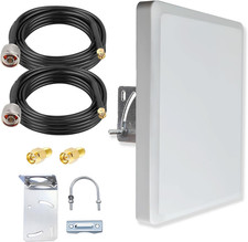 2.4G 5Ghz 5.8G 2X2 MIMO Panel Antenna Dual Band Outdoor Directional Antenna Pole picture