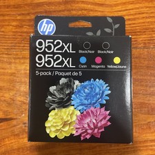 Genuine HP 952 XL 5 Pack High Yield Ink Cartridge Combo 6ZA00AN 952XL exp 2028 picture
