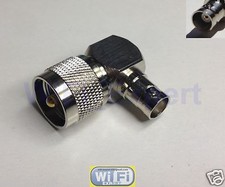 UHF PL259 PL-259 male to BNC female right angle 90° RF adapter connector 16x16mm picture