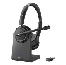 Wireless Headset with Mic for Work, Bluetooth Headset with Microphone (Noise Can picture