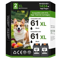61XL Black Ink Cartridge Replacement for HP Ink 61 Black Ink Cartridges | 61X... picture