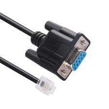 DB9 Serial Cable for Hirschmann Managed Switch, RS232 Serial to RJ11, V.24 Ma... picture
