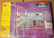 Inland  U-Connect PCI to IEEE 1394 Port Card-3 Ext. Port & 1 Int. Port-New IB picture
