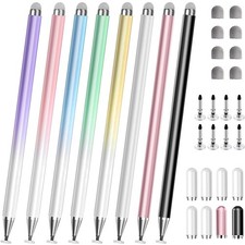 8-Pack Fine Tip Stylus Pen Set for Touch Screens - Universal picture