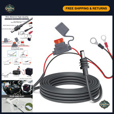 3M 10FT Battery Power Cable 18AWG with Fuse for Starlink Mini, RV, Boat, Off-Gri picture