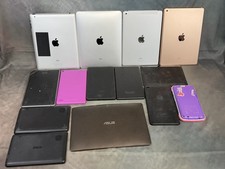 14 Tablet Lot Apple iPad Amazon Fire Samsung ASUS RCA Untested As Is picture
