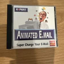 Animated E-mail, Vintage (Expert Software 1997) CD Windows 95. Very Rare 💿 picture