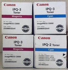 Canon IPQ Cyan (QTY-2)  and Magenta (QTY-2) Toner Cartridge Total 4  picture