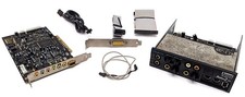 Creative Sound Blaster Audigy2 ZS Platinum SB0350 Card SB0250 Drive Bay - Bundle picture