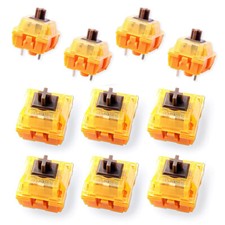 10 pcs V2 Backlit Mechanical Keyboard TTC Golden Brown Switch RGB SMD Haptic MX picture