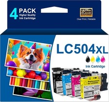 LC504XL Ink Cartridge 4-Pack Shovten BCMY Chip Compatible With Brother picture