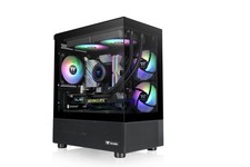 View 170 Tg Argb Micro Chassis Black Case With Tempered Glass And 3 Fans picture
