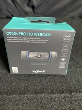 Logitech C920s Pro HD Webcam 1080p USB With Box Untested No Privacy Cover picture
