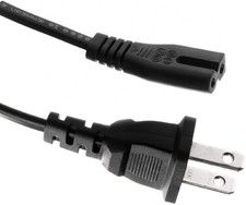 Nicetq Replacement US AC Power Cord Cable for Bose Wave Music System 2Prong picture