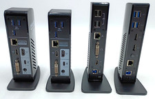 Lot of 4 Docking Stations 2 Plugable UD-ULTCDL 1 UD-3900 1 Kensington SD4100v picture