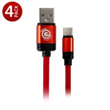 Deco Essentials 6FT USB Type-C Charge & Sync Data Cable | 480Mbps (4-Pack) picture