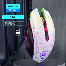 2.4GHz Wireless Optical Mouse USB Rechargeable RGB Cordless Mice For PC Laptop picture