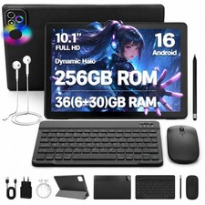 Android 16 Tablet 10.1 inch 36GB RAM 256GB ROM 6000mAh WiFi 6 BT 5.4 Dual Camera picture