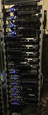 3 Commercial Satellite Racks from a Head End  system and receivers etc… picture