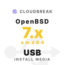 OpenBSD 7.x amd64 Bootable/Live Install USB NEW picture