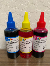 3x100ml CMY refill ink for Canon cartridge CL-244 PIXMA MX492 MG2520 MG2522 picture