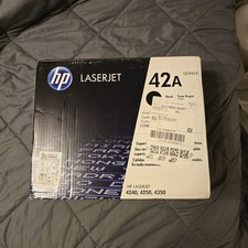 Genuine HP 42A Black Toner Cartridge For LaserJet picture
