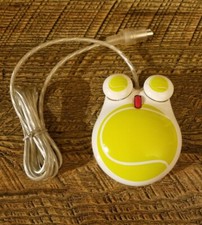 Vintage PS/2 Computer Tennis Ball Character Mouse Big Googly Tennis Balls Eyes picture