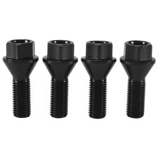 4Pcs Black Wheel Bolt Lug  for  E30 E36 E46 E60 E90 36136781150 S6G95937 picture