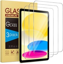 3x For Apple iPad 10th Gen 2022 10.9 inch HD Premium Tempered Screen Protector picture