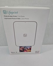 Lifeprint Portable 3x4.5 Photo Video Printer iPhone White Instant Mobile Print picture