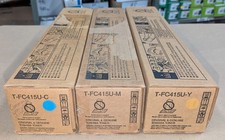 Genuine Set of 3 Toshiba TFC415U CMY Toner Cartridges e-STUDIO 2515/3015/3515 picture