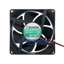 1PC KDE2408PTB3-6 8CM 8025 24V 1.7W SUNON Inverter Cooling Fan Size 80*80*25 mm picture