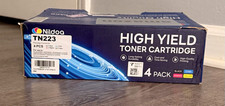 Nildoa TN223 High Yield Toner Cartridge 4-Pack Black Cyan Magenta Yellow picture