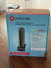 Motorola MT7711 24X8 Cable Modem and AC1900 Dual Band Wi-Fi Gigabit Router picture