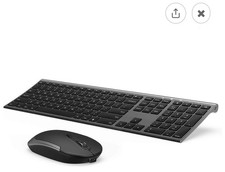 Vssoplor Wireless Keyboard and Mouse Set 2.4GHz, Rechargeable, Model Vk15-3 picture