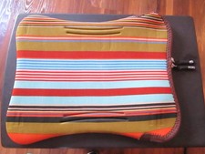BUILT NY LAP TOP NET BOOK SLEEVE PACKET WITH ZIPPER MULTICOLOR NICE picture