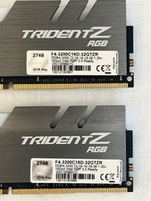 G.SKILL Trident Z RGB 32GB (2x16GB) DDR4-3200 CL14 DIMM F4-3200C14D-32GTZR picture