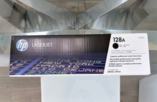 HP 128A Black LaserJet Toner Cartridge CE320A - Brand New Sealed Genuine picture