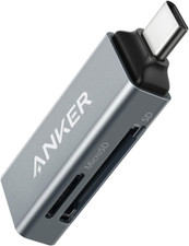 Anker SD Card Reader, 2-in-1 USB C Memory Card Reader for SDXC, SDHC, SD, MMC, R picture