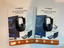 (2)Xtreme Tech Headphone Mount Hanger for Computer Monitors & Desk Organization picture