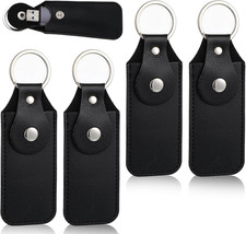 4 Pcs Flash Drive Case, Leather Anti Lost Thumb USB Flash Drive Holder USB Stora picture