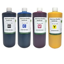 Ink Refill Kit Bottles BKCMY Pigment Ink for HP 981 981A 981X-Premium Ink Liters picture