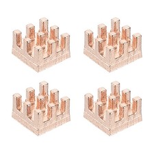 4Pcs Copper Heatsink 6x6x4mm Heat Sink Cooler Radiator picture